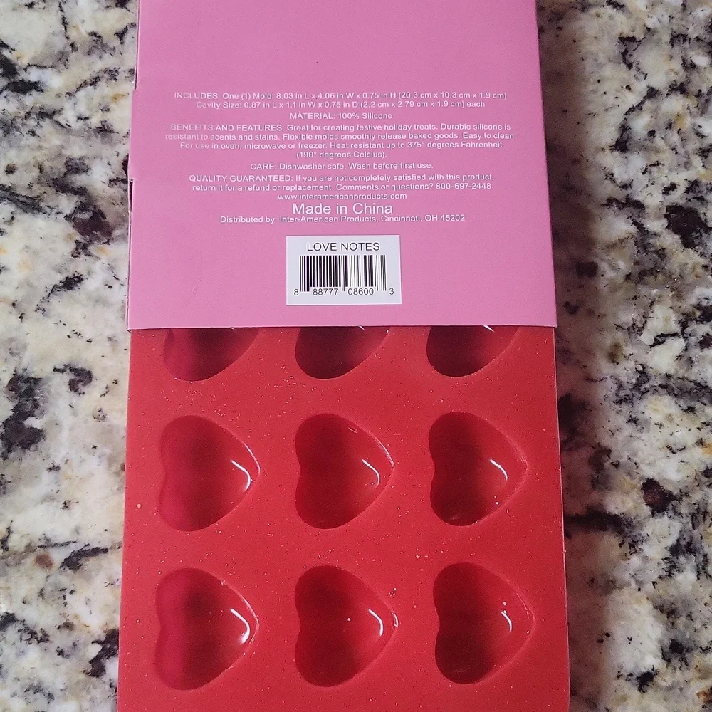 Mini Heart Silicone Molds Bundle of 8